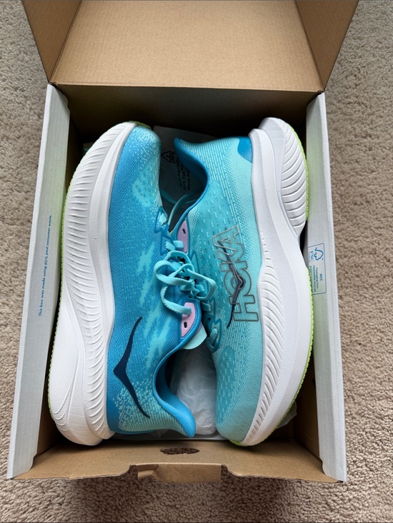 Hoka Shoes - NEW HOKA Mach 6 Women’s Size 9 Running Shoes BNIB Cloudless Sky Never Worn